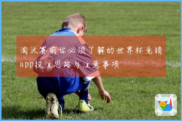 淘汰赛前你必须了解的世界杯竞猜app投注思路与注意事项