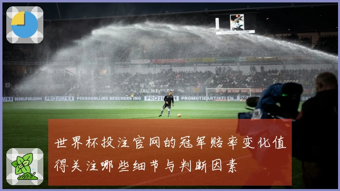 世界杯投注官网的冠军赔率变化值得关注哪些细节与判断因素