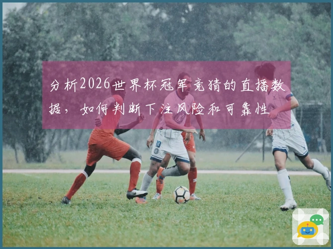分析2026世界杯冠军竞猜的直播数据，如何判断下注风险和可靠性